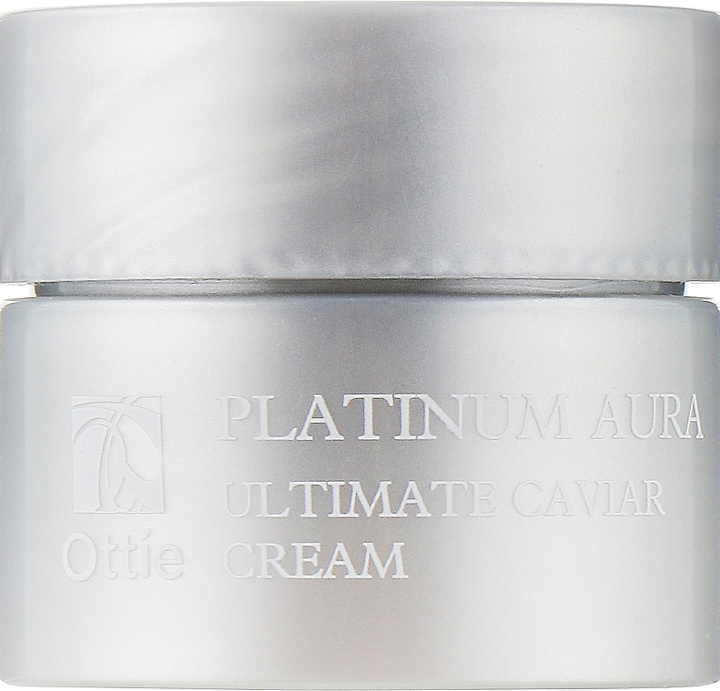 Антивіковий живильний крем "Розкіш платини" - Ottie Platinum Aura Ultimate Caviar (міні)