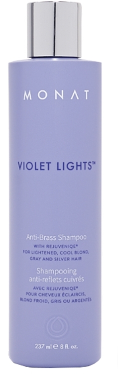 Нейтрализующий шампунь для волос - Monat Violet Lights Anti-Brass Shampoo — фото N1