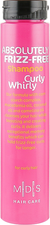 Шампунь "Упругий Локон" - Mades Cosmetics Absolutely Frizz-free Shampoo Curly Whirly — фото N1