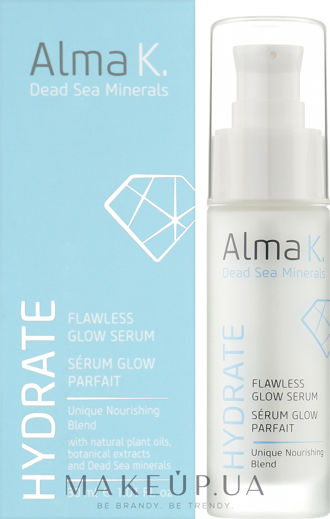 Сироватка для сяйва обличчя - Alma K. Hydrate Flawless Glow Serum — фото 30ml