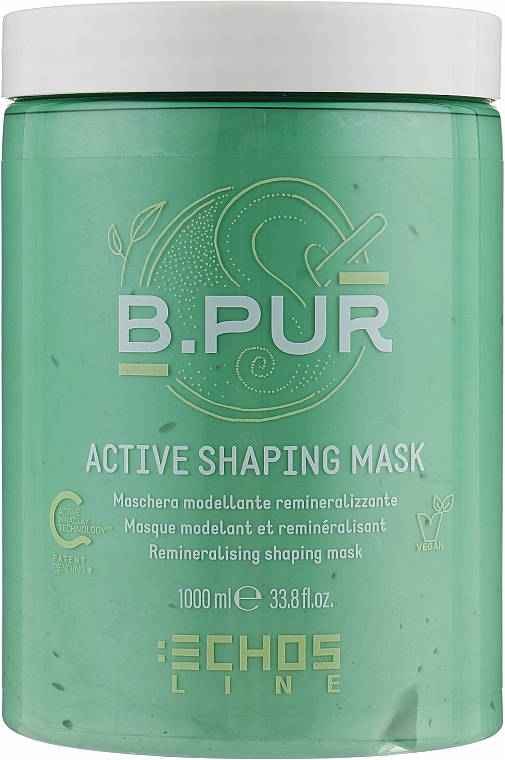 Маска для волосся - Echosline B.Pur Remineralising Shaping Mask — фото N1