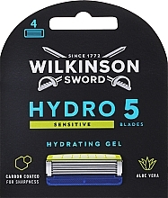 Духи, Парфюмерия, косметика Сменные кассеты для бритья, 4шт - Wilkinson Sword Hydro 5 Sensitive