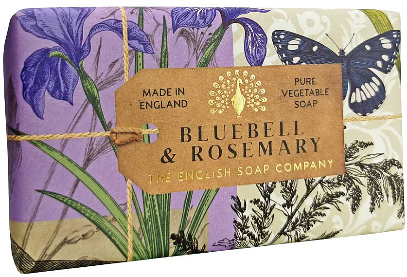 Мыло "Колокольчик и розмарин" - The English Soap Company Bluebell and Rosemary Soap — фото N1