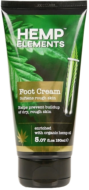 Восстанавливающий крем для ног с конопляным маслом - Frulatte Hemp Elements Foot Cream — фото N1