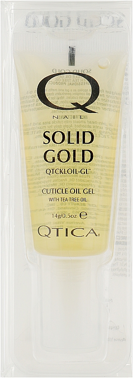 Гель-масло для кутикули - Qtica Solid Gold Cuticle Oil Gel — фото N1