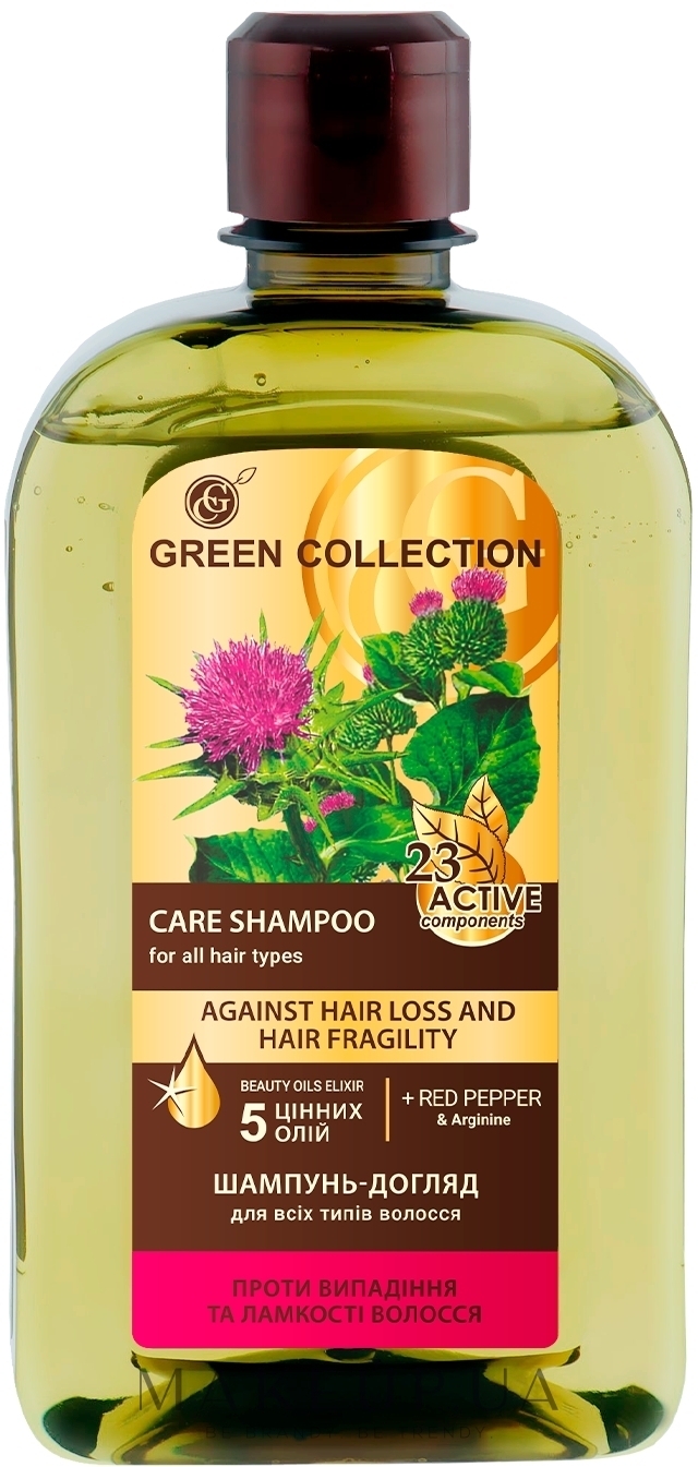 Шампунь для волос "Против выпадения и ломкости" - Green Collection — фото 500ml