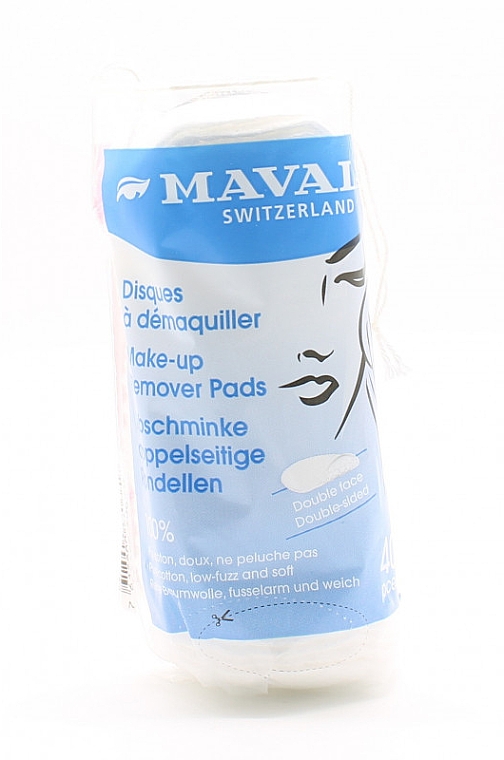 Ватні диски, 40 шт. - Mavala Make-Up Remover Cotton Pads — фото N1