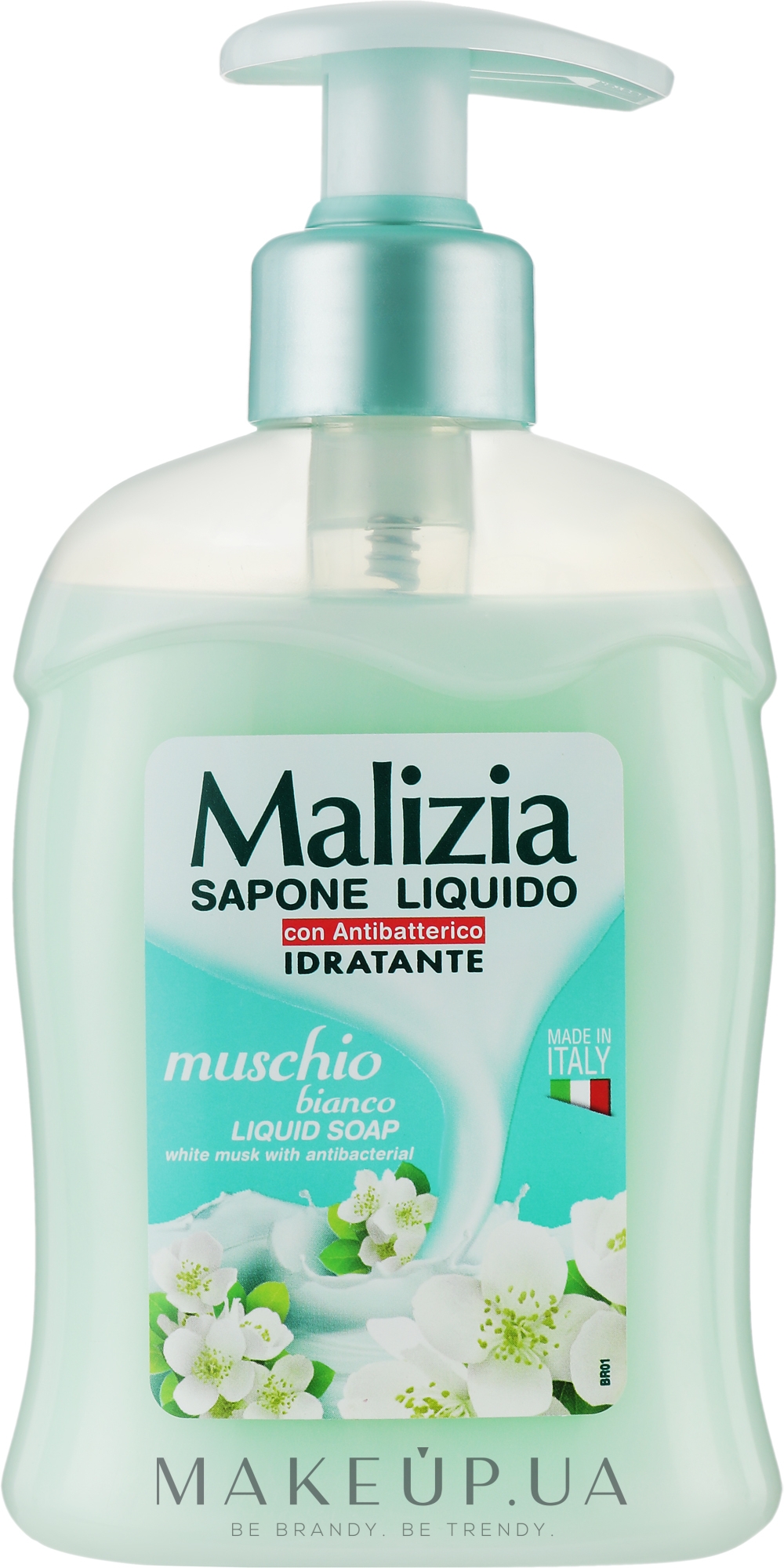 Жидкое мыло "Белый мускус" - Malizia Liquid Soap Musk White — фото 300ml