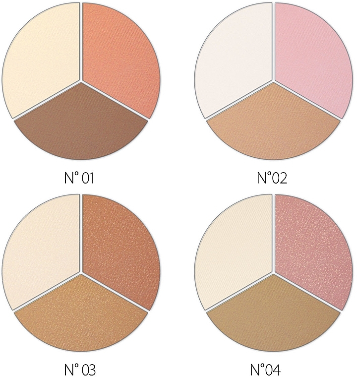 Набор - Revers Cosmetics Pure Mineral Contour Set (palette/7,5g*24) — фото N3