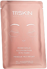 Маска для шкіри навколо очей - 111SKIN Rose Gold Illuminating Eye Mask — фото N1