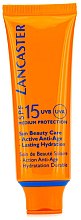 Шовковистий крем для сяйної засмаги - Lancaster Sun Beauty Active Anti-Age Lasting Hydratation SPF15 — фото N1
