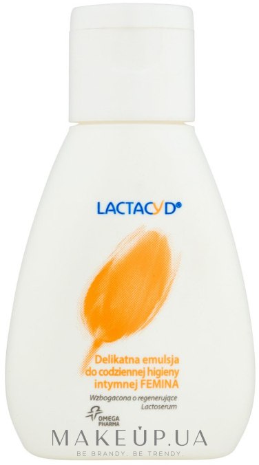 Средство для интимной гигиены, без дозатора - Lactacyd Femina Intimate Wash — фото 50ml