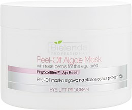 Альгінатна маска для очей, з пелюстками троянд - Bielenda Professional Eye Lift Program Peel-Off Algae Mask — фото N1
