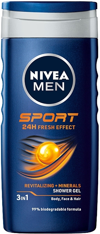 Набор - NIVEA MEN Sport Beat (sh/gel/250ml + deo/50ml) — фото N2