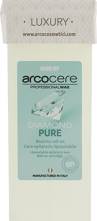 Воск в кассете "Прозрачный" - Arcocere Diamond Pure Wax — фото N1