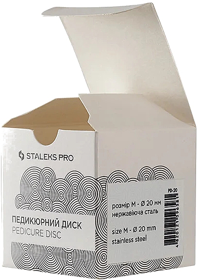 Металлический диск-насадка для педикюра 20 мм, PD-20 - Staleks Pro — фото N4