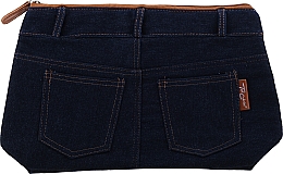 Парфумерія, косметика Косметичка "Real Jeans. Denim", 94583, блакитна - Top Choice