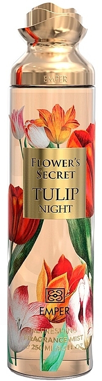 Emper Flower'S Secret Tulip Night - Парфумований спрей для тіла — фото N1