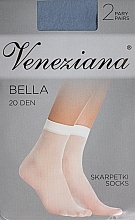 Шкарпетки жіночі "Bella" 20 Den, blue country - Veneziana — фото N1