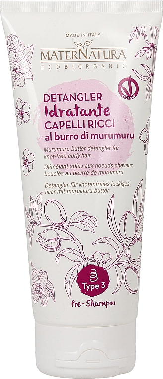 Крем для волосся - MaterNatura Murumuru Butter Detangler — фото N1