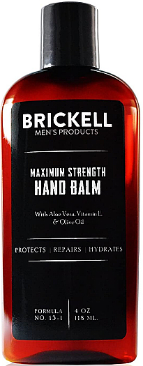 Бальзам для рук - Brickell Men's Products Maximum Strength Hand Balm — фото N1