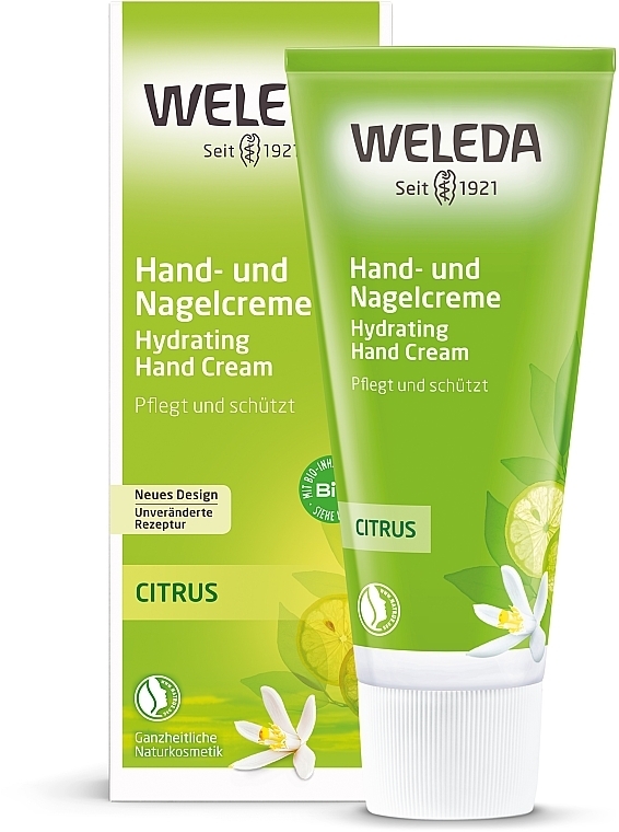 УЦЕНКА Цитрусовый крем для рук и ногтей - Weleda Citrus Hand- und Nagelcreme * — фото N2