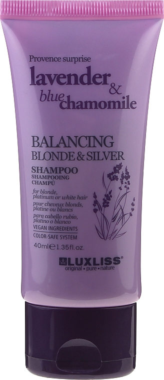 Шампунь для блонда - Luxliss Balancing Blonde & Silver Shampoo