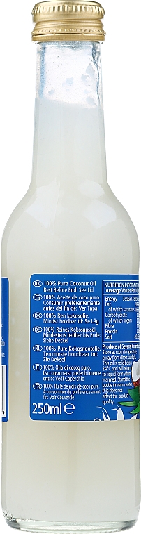 Кокосовое масло - KTC 100% Pure Coconut Oil — фото N2