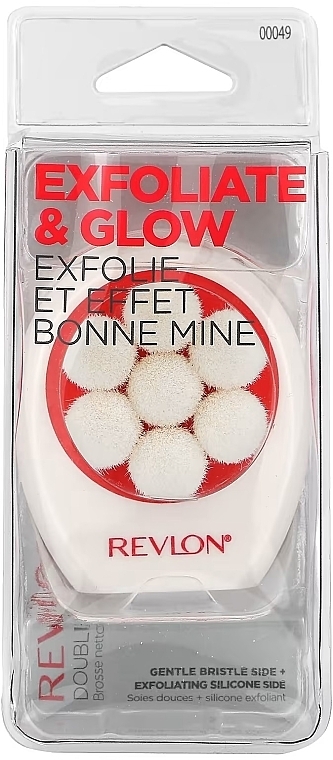 Двостороння очищувальна щітка - Revlon Exfoliate & Glow Cleansing Brush — фото N1