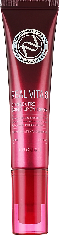 Крем з вітамінами для шкіри навколо очей - Enough Real Vita 8 Complex Pro Bright Up Eye Cream — фото N1