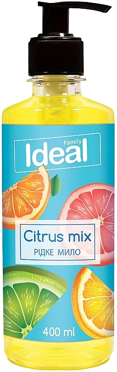 Мыло жидкое - Bioton Cosmetics Family Ideal Citrus Mix — фото N1