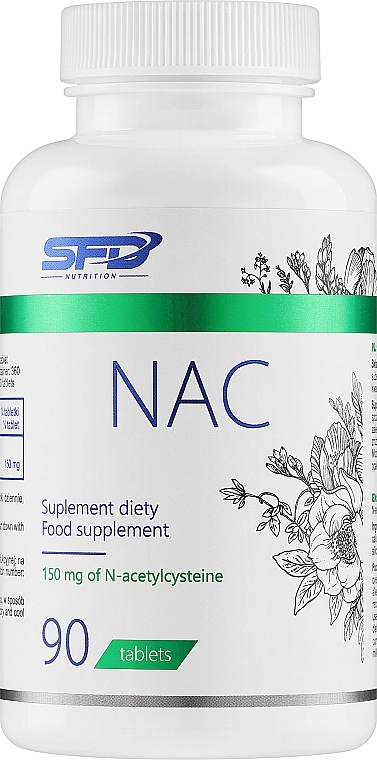 Харчова добавка "N-ацетилцистеїн" - SFD Nutrition NAC — фото N1