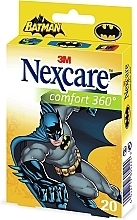 Пластыри для детей, 20 шт. - Nexcare Comfort 360 Batman Patch — фото N1