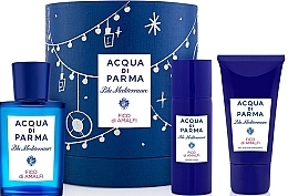 Духи, Парфюмерия, косметика Acqua di Parma Blu Mediterraneo Fico di Amalfi - Набор (edt/75ml + sh/gel/40ml + b/lot/50ml)