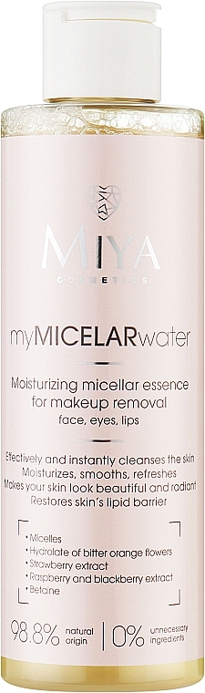 Зволожувальна міцелярна есенція для зняття макіяжу - Miya Cosmetics My Micelar Water — фото N1
