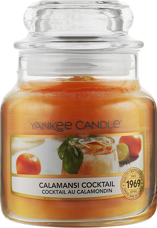 Ароматическая свеча в банке - Yankee Candle Calamansi Cocktail — фото N1