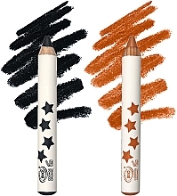 Набор из двух карандашей - Inuwet King Of Fun Black & Orange — фото N2