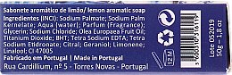 Натуральне мило "Лимон" - Essencias De Portugal Senses Lemon Soap Fado — фото N2