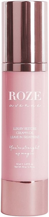 Незмивний крем-олія для волосся - Roze Avenue Luxury Restore Creamy-Oil Leave In Treatment Travel Size — фото N1