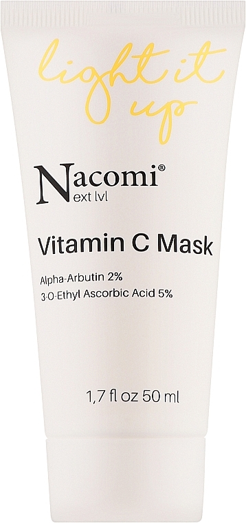 Освітлювальна маска з вітаміном С - Nacomi Next Level Vitamin C Mask — фото N1