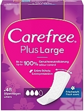 Парфумерія, косметика Щоденні гігієнічні прокладки, 48 шт - Carefree Plus Large Fresh Scent