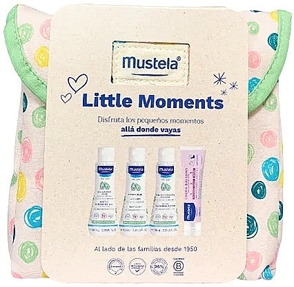 Набір, 5 продуктів - Mustela Bebe Little Moments Neceser Lunares Set — фото N2