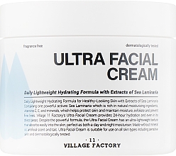Зволожувальний крем для обличчя з екстрактом ламінарії - Village11 Factory Ultra Facial Cream — фото N2