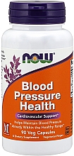 Натуральная добавка, 90 капсул - Now Foods Blood Pressure Health — фото N1