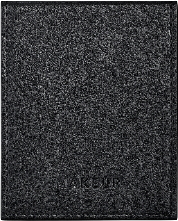 Зеркальце карманное раскладное, черное - MAKEUP Pocket Mirror Black — фото N4