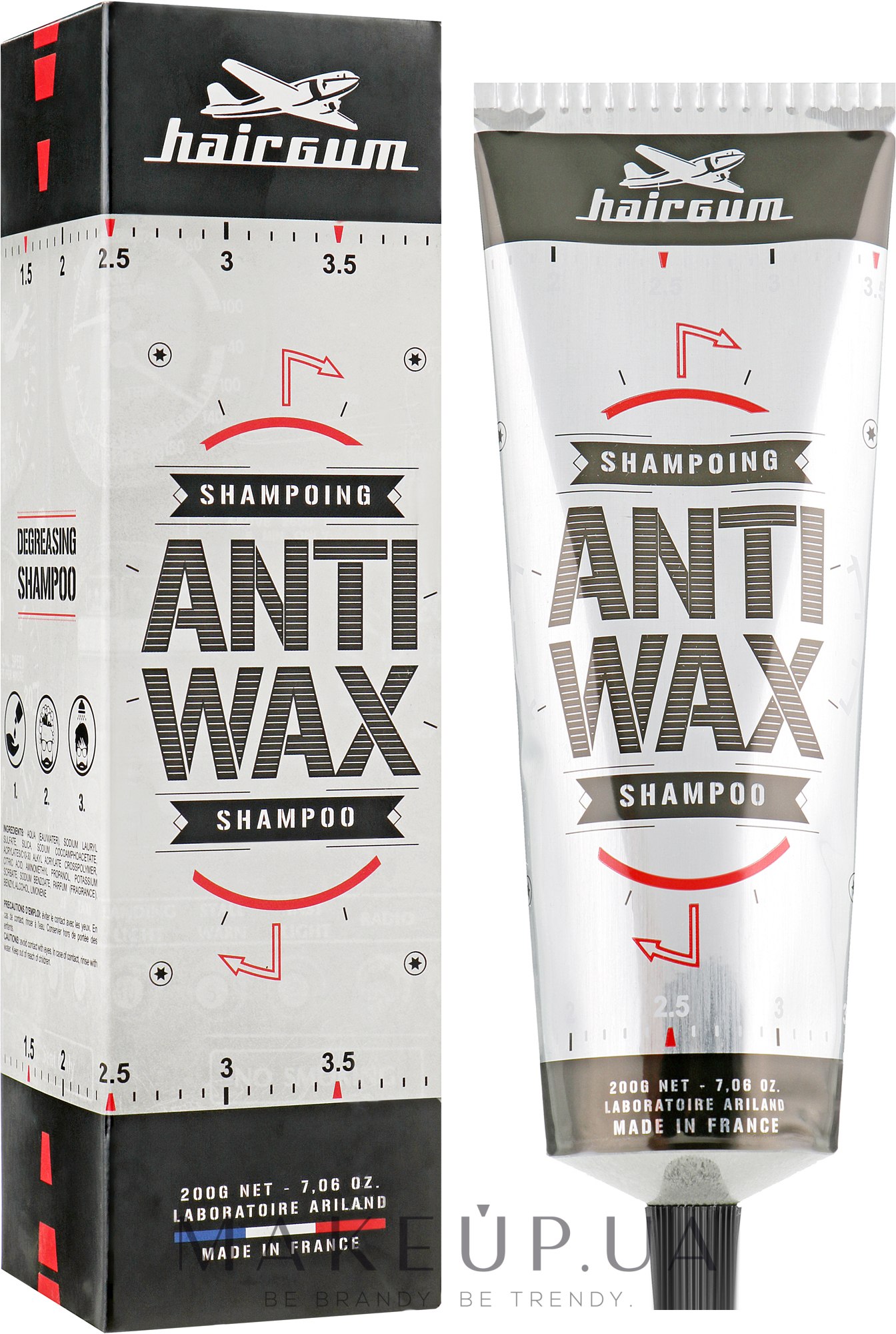 Шампунь анти-воск - Hairgum Anti Wax Shampoo — фото 200ml