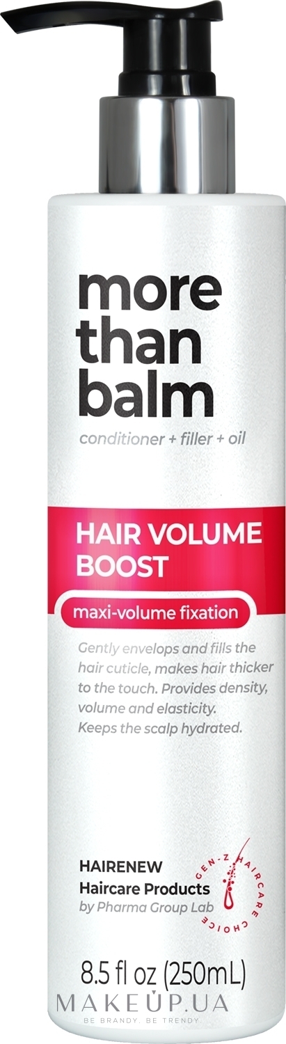 Бальзам для волосся "Maxi-об'єм" - Hairenew Hair Volume Boost Balm Hair — фото 250ml