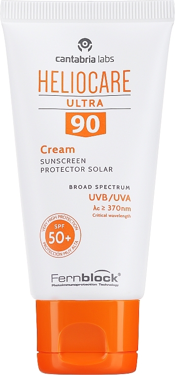 Сонцезахисний крем ультра SPF 50 для обличчя й тіла - Cantabria Labs Heliocare Ultra Cream SPF 50 — фото N2