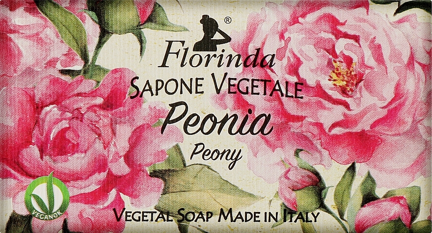Мило натуральне "Півонія" - Florinda Peony Natural Soap — фото N1