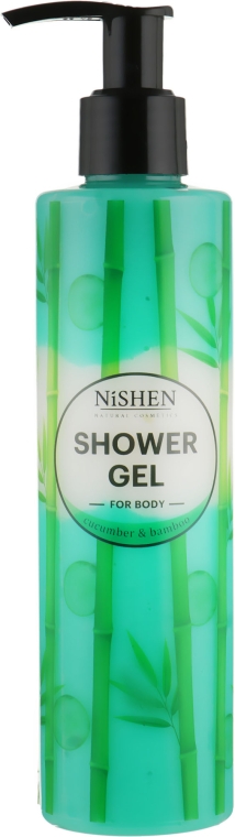 Гель для душу "Огірок і бамбук" - Nishen Shower Gel — фото N2